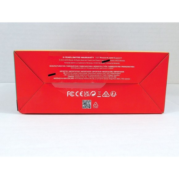 Nintendo Switch Wired Controller Super Mario PowerA Game Controller 10ft Cable - Picture 12 of 12